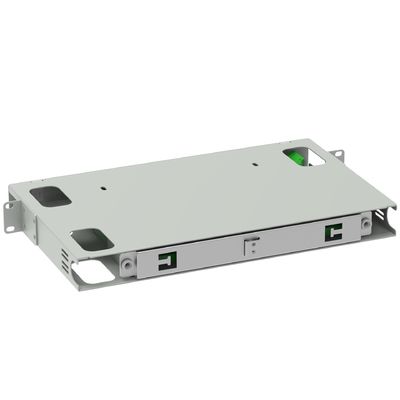 FC τύπου 12 θύρες οπτικής ινώδους διανομής patchpanel ιδανικό για FTTX ODF στα κέντρα δεδομένων