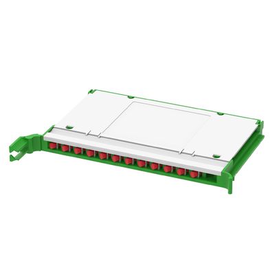 FC τύπου 12 θύρες οπτικής ινώδους διανομής patchpanel ιδανικό για FTTX ODF στα κέντρα δεδομένων