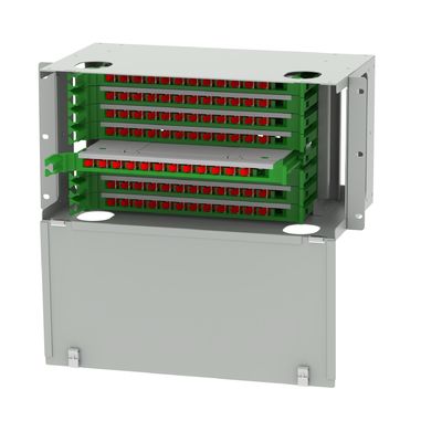 96 Port FC τύπου οπτικών ινών διανομής Patchpanel οπτικών ινών εξοπλισμός για κέντρο δεδομένων
