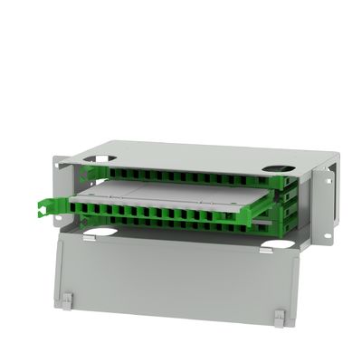 SC UPC Connector 48 Port Fiber Distribution Patch Panel για εσωτερικό δίκτυο ODF FTTH