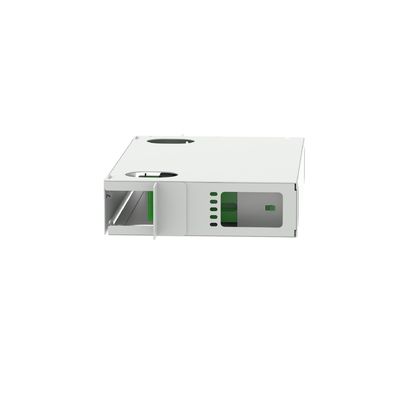 Γκρέι LC τύπου 24 θύρες οπτική ίνα διανομή patchpanel για χώρο εξοικονόμηση κέντρου δεδομένων