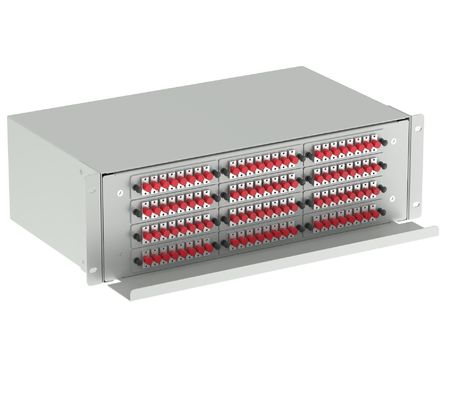 FC Type 96 Ports Patchpanel διανομής οπτικών ινών για δίκτυο στο κέντρο δεδομένων FTTX