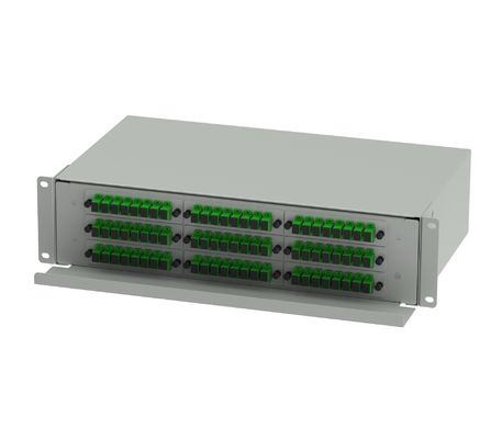 SC UPC Connector Optic Fiber Distribution Patchpanel για δίκτυο FTTH σε κέντρο δεδομένων