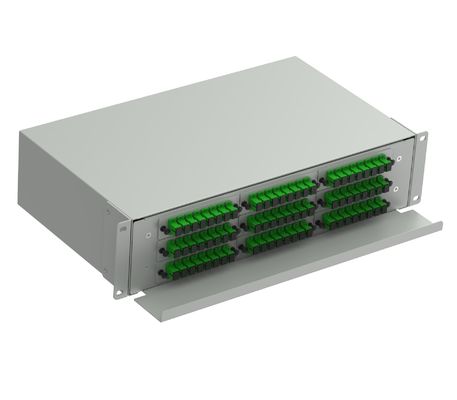 SC UPC Connector Optic Fiber Distribution Patchpanel για δίκτυο FTTH σε κέντρο δεδομένων