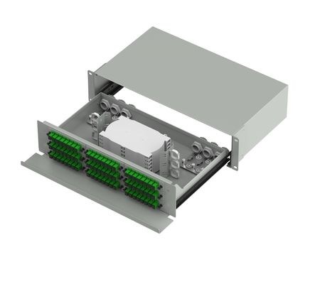 SC UPC Connector Optic Fiber Distribution Patchpanel για δίκτυο FTTH σε κέντρο δεδομένων