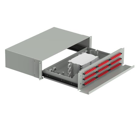 FC Type 72 Ports Optic Fiber Distribution Patchpanel για το FTTX σε προηγμένο δίκτυο ODN