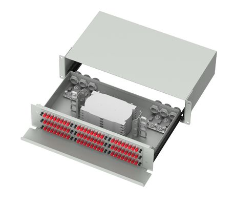FC Type 72 Ports Optic Fiber Distribution Patchpanel για το FTTX σε προηγμένο δίκτυο ODN