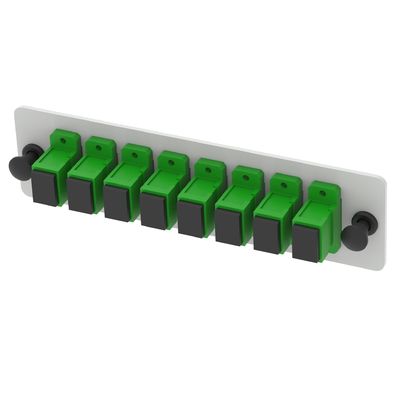Μαύρο 48-Port SC Type 2U Fiber Distribution Patchpanel για εφαρμογές κέντρων δεδομένων