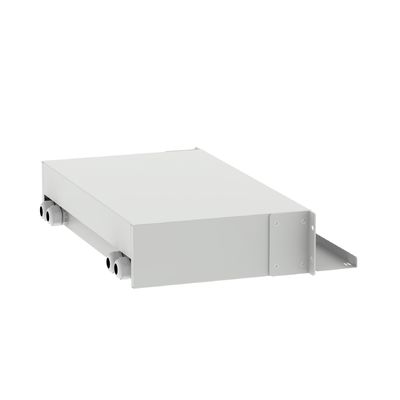 Μαύρο 48-Port SC Type 2U Fiber Distribution Patchpanel για εφαρμογές κέντρων δεδομένων