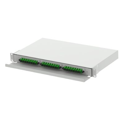 Τύπος SC 1U 24 Port Patchpanel διανομής οπτικών ινών για FTTX