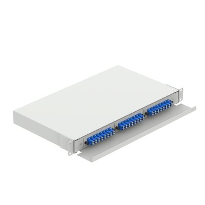 5 LC τύπου 1U 48 θύρα Patchpanel διανομής οπτικών ινών για FTTX τύπου συνδέσμου LC