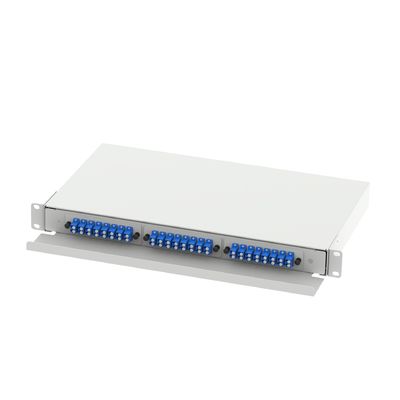 5 LC τύπου 1U 48 θύρα Patchpanel διανομής οπτικών ινών για FTTX τύπου συνδέσμου LC