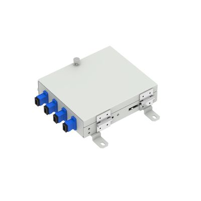 SC UPC Τύπος 4 πυρήνες οπτικών ινών FTTH τερματικό κουτί για υποδομή FTTH δικτύου