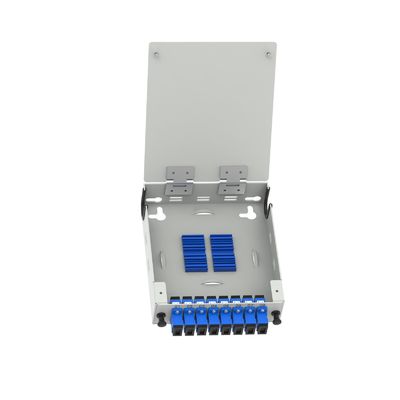 8 Core SC UPC Type FTTH Terminal Box για διανομή FTTX στο δίκτυο ODN