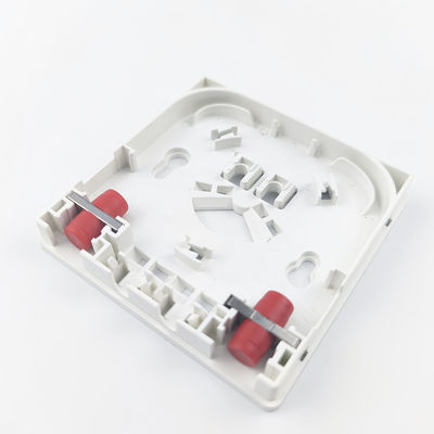 114*85*21mm FC/UPC πλαστική οπτική ίνα πλαστική πίνακα υποδομής για εσωτερικά δίκτυα FTTH