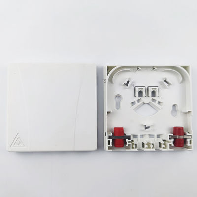 114*85*21mm FC/UPC πλαστική οπτική ίνα πλαστική πίνακα υποδομής για εσωτερικά δίκτυα FTTH