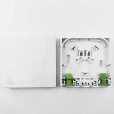 Πίνακας υποδομής οπτικών ινών για δίκτυο FTTH εσωτερικού 2 πυρήνων FC APC πλαστικό πίνακα άμεσα