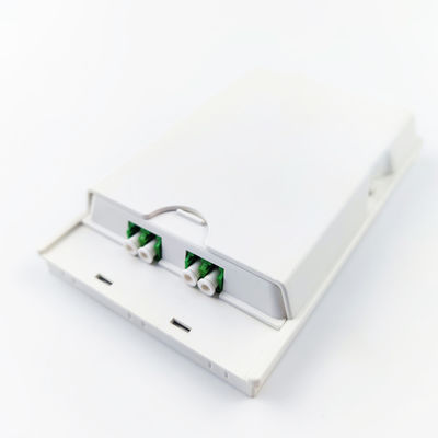 132*83*25 ABS PC 2 πυρήνες LC APC οπτική ινώδης πλακέτα πίνακα υποδομής για οπτικό εξοπλισμό