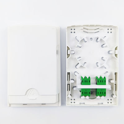 132*83*25 ABS PC 2 πυρήνες LC APC οπτική ινώδης πλακέτα πίνακα υποδομής για οπτικό εξοπλισμό