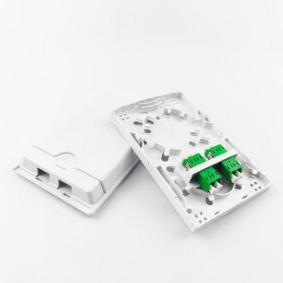132*83*25 ABS PC 2 πυρήνες LC APC οπτική ινώδης πλακέτα πίνακα υποδομής για οπτικό εξοπλισμό