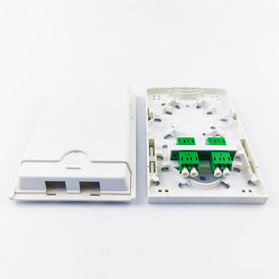 132*83*25 ABS PC 2 πυρήνες LC APC οπτική ινώδης πλακέτα πίνακα υποδομής για οπτικό εξοπλισμό