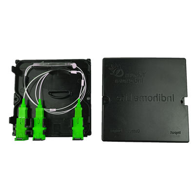 FTTH 2 πυρήνες SC APC πλαστική οπτική ίνα διαχωριστικό πίνακα πίνακα υποδομής με 3 φορές