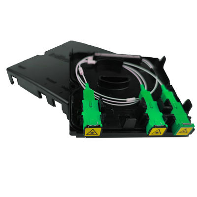 FTTH 2 πυρήνες SC APC πλαστική οπτική ίνα διαχωριστικό πίνακα πίνακα υποδομής με 3 φορές