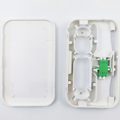 1 Port Gray APC πλαστική οπτική ίνα πλαστική πλακέτα υποδομής για εσωτερικό δίκτυο FTTH