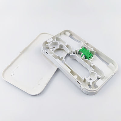 1 Port Gray APC πλαστική οπτική ίνα πλαστική πλακέτα υποδομής για εσωτερικό δίκτυο FTTH