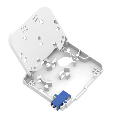 Δίκτυο FTTH Άλλες εφαρμογές 1 Core LC UPC Type Fiber Optic Face Plate 5 για εσωτερικά