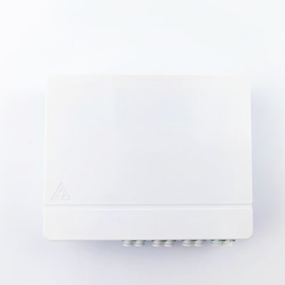 FTTH Δίκτυο συμβατό με οπτικές ίνες πίνακα πρίζας 4 πυρήνες ABS υλικό PC για εσωτερικούς χώρους