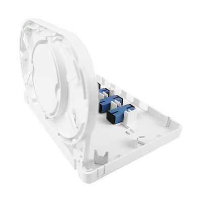 152*110*31mm SC/UPC πλαστική οπτική ίνα πλαστική πλακέτα πρίζας για εσωτερικό δίκτυο FTTH