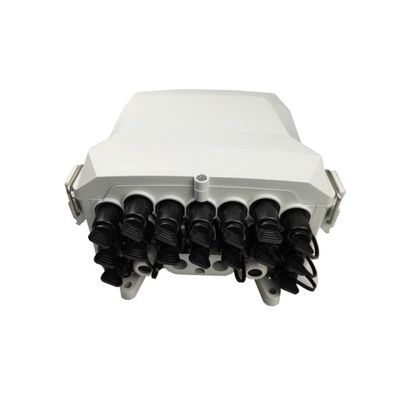 24Cores IP65 FTTH Τείχος/Πόλος Φύλακες Οπτικής Διανομής PC ABS υλικό