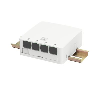 4-Port SC Indoor Fiber Socket Wall/DIN-Rail Mounted για δίκτυο FTTH 5 εγγυημένο