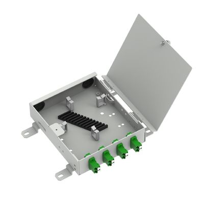 4 πυρήνες SC APC τύπου FTTH Terminal Box διανομής για εφαρμογές FTTH