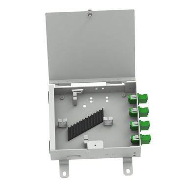 4 πυρήνες SC APC τύπου FTTH Terminal Box διανομής για εφαρμογές FTTH